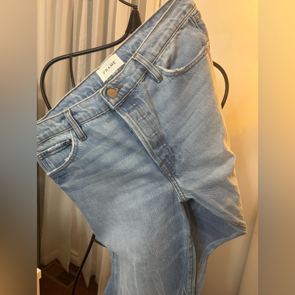 Frame Jeans “Le Pixie Slouch” in Limelight Clean NWOT - Picture 3 of 15